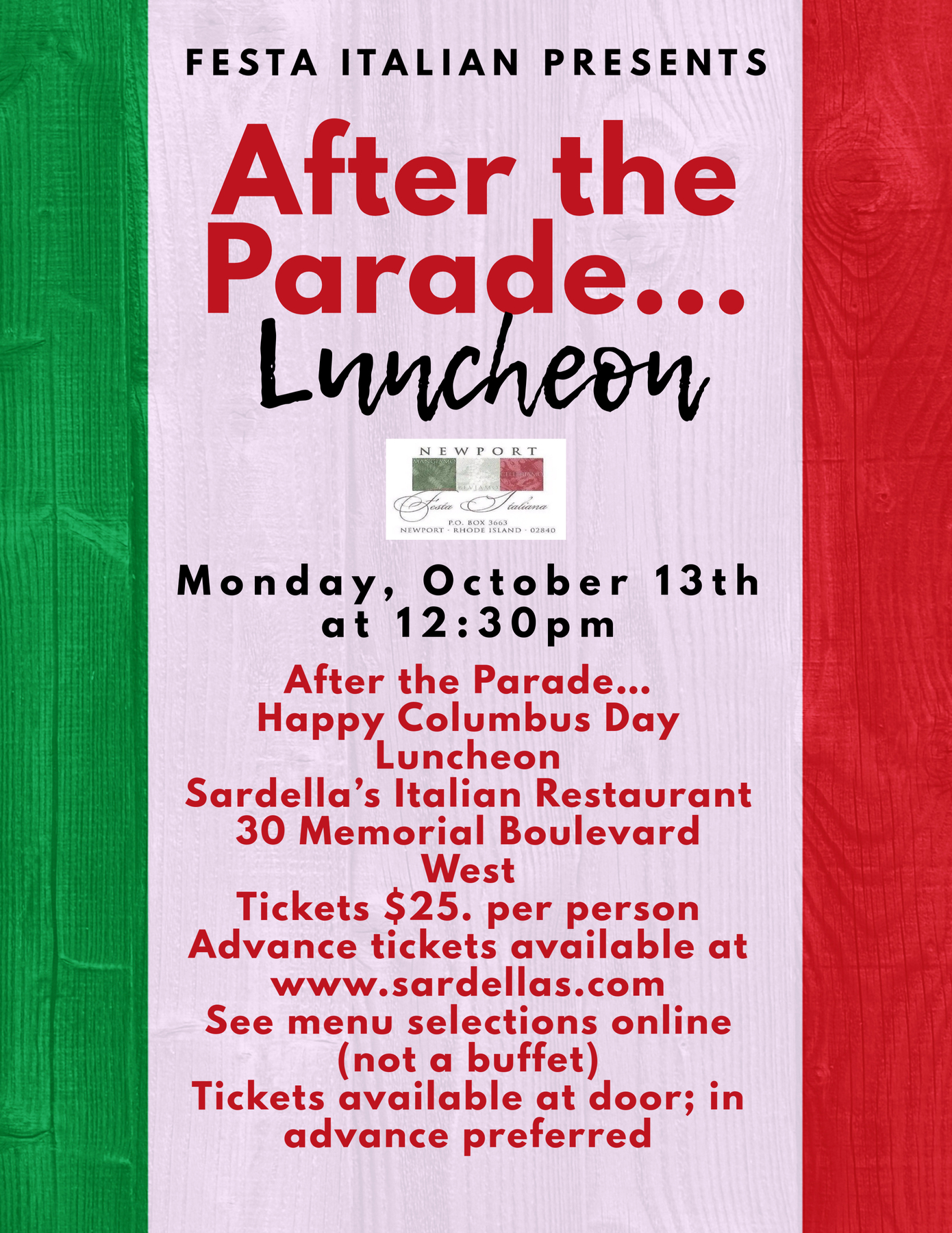After The Parade Luncheon 2025