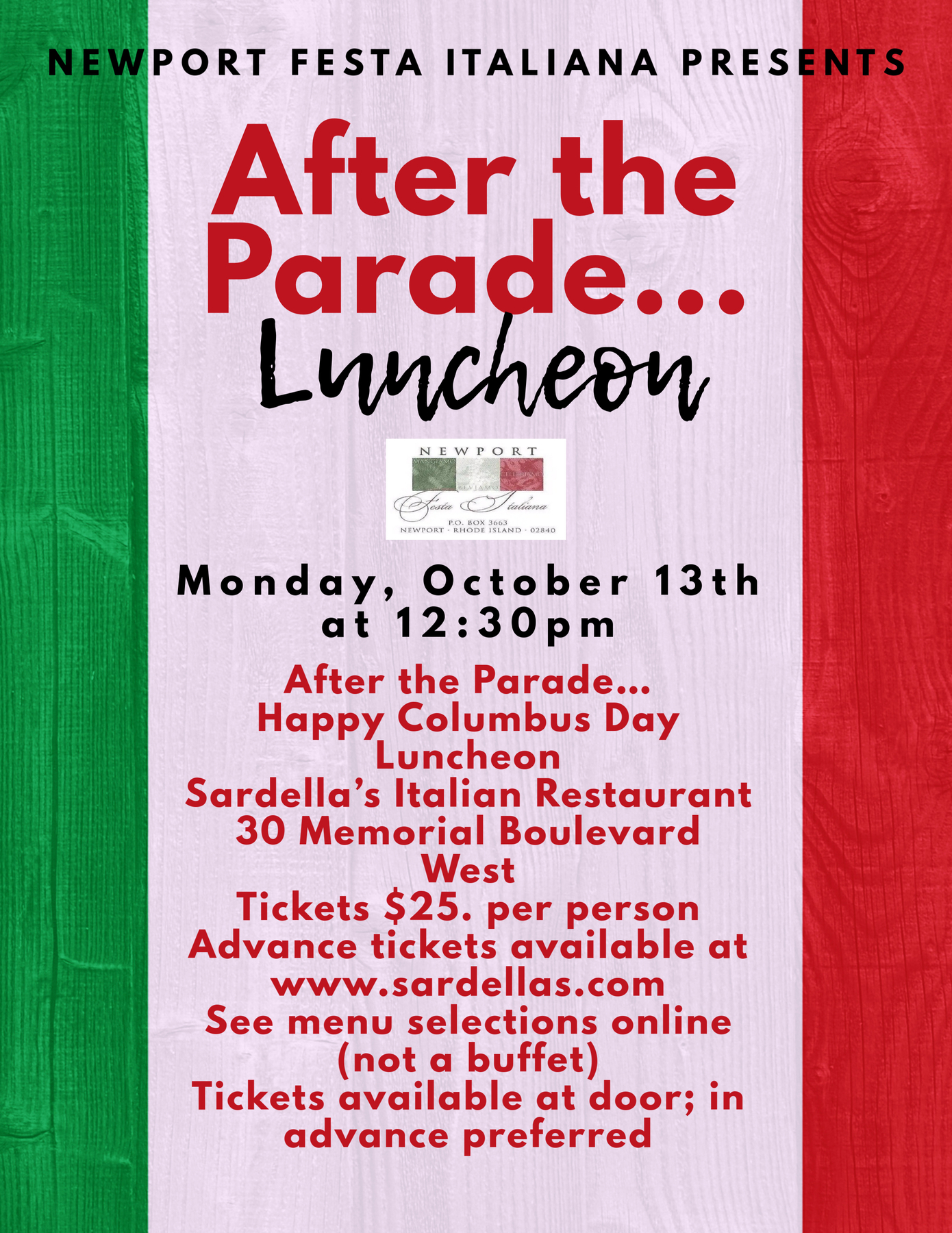 After The Parade Luncheon 2025